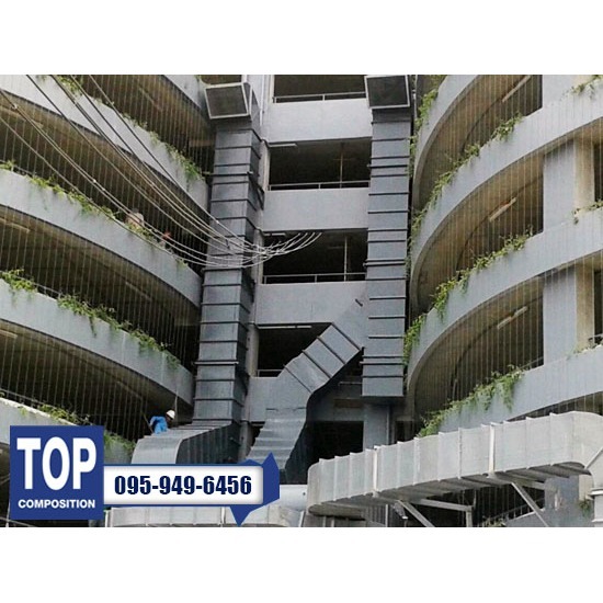 FRP Ducting  งานท่อไฟเบอร์กลาส