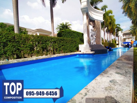 เคลือบบ่อน้ำพุคอนกรีต